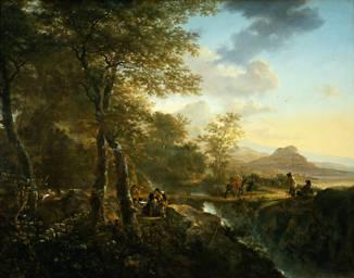  Italian Landscape with Draughtsman